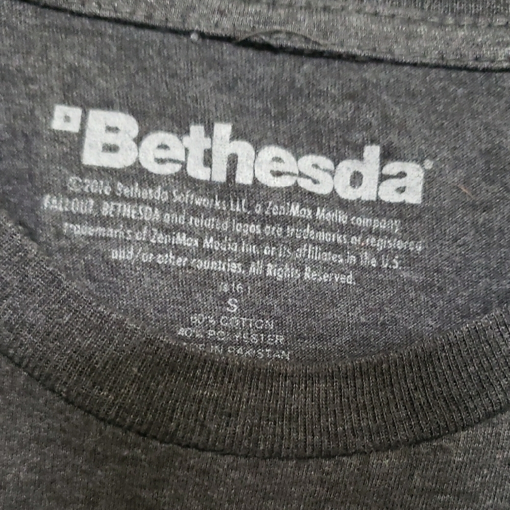 Bethesda Graphic T-Shirt with Vault Boy Design - Picture 2 of 3